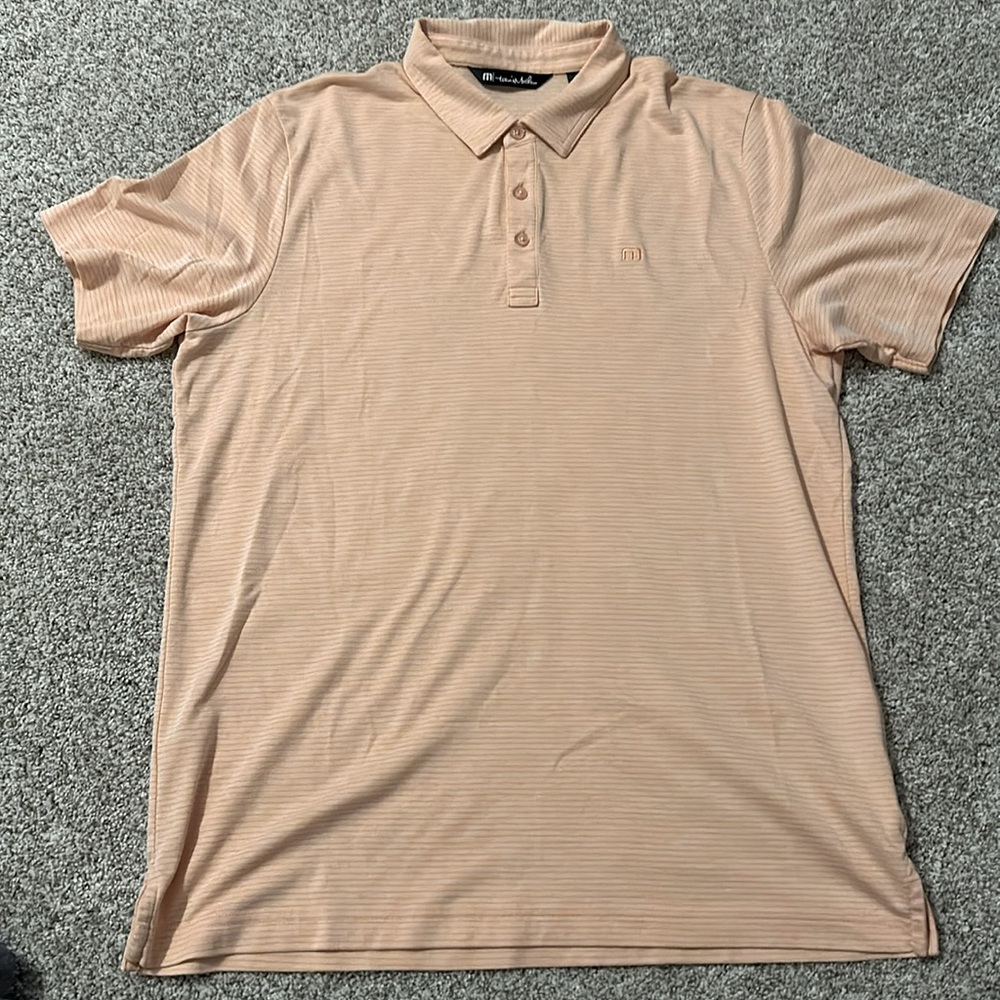 Travis Matthew performance fabric polo, size L